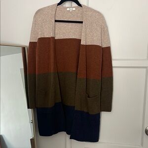 NWOT Madewell Cardigan Colorblock Size XS